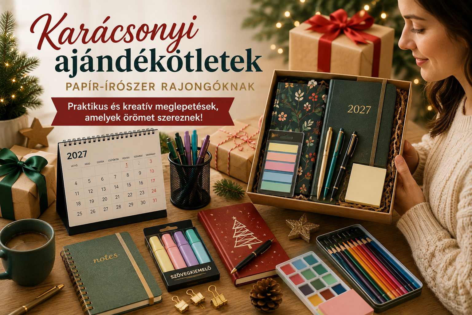 Karácsonyi ajándékötletek papír-írószer rajongóknak